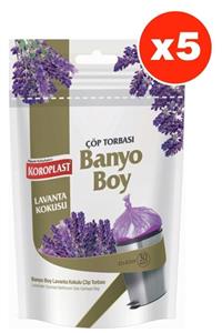 Koroplast Lavanta Kokulu Banyo Boy 30lu Çöp Torbası X 5 Paket (32*42 Cm)