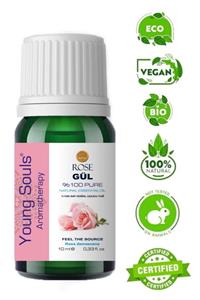 YOUNG SOULS Aromaterapi Gül Uçucu Yağ ( Essential Oil ) % 100 Natural 10 ml