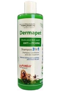 Purele Dermapet Kedi Köpek Şampuanı 3in1 Plus 450ml