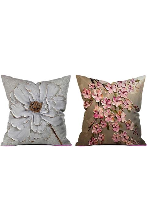 SWEET HOME ARTS 2'li Yastık Kırlent Kılıfı 300-30