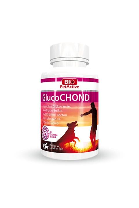 Bio PetActive Glucochond Eklem Sağlığı Kedi ve Köpek Vitamini 60 Tablet