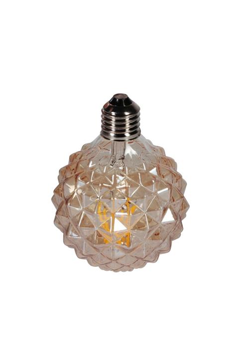 YCL 6w Led Flament Rustik Ampul Gün Işığı Piramit Desenli Led Ampul E27 Duy A+kalite