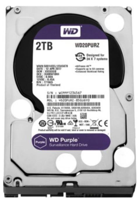 WESTERN DIGITAL Wd Purple 2 Tb 3.5\