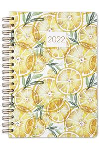 Matt Notebook 2022 Haftalık Planlayıcı Ajanda Limon