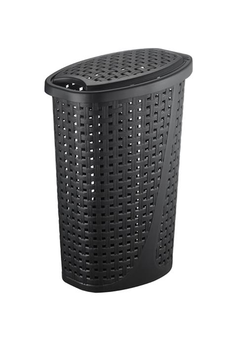 Şahane Pazar Siyah Slim 45 Lt Çamaşır Sepeti Fma06069