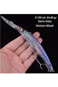 usmtekno 17cm 24gr. Rapala,turna Levrek Lüfer Ailesi ,torik Sahte Lures Yapayyem