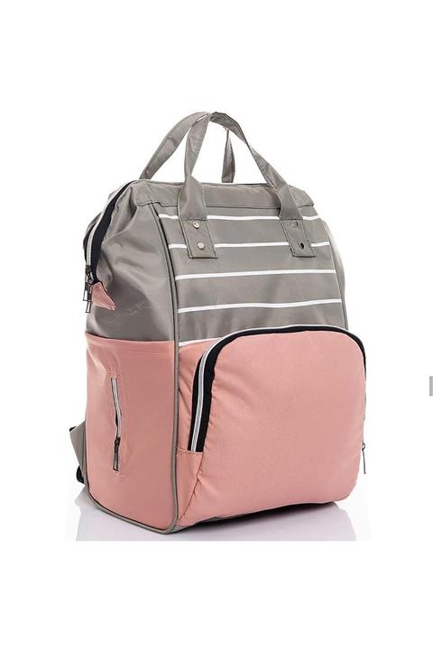 Sweet Baby Bebek Bakım Çantası Pudra Çizgili