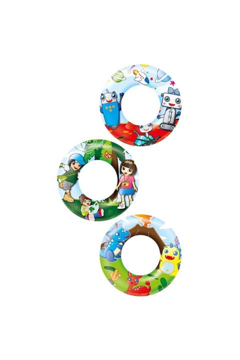 BESTWAY Desenli Şişme Simit 61Cm