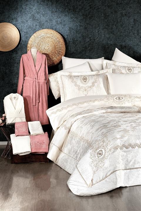 Hayat&Sultan Krem 19 Parça Sultan Gelin Seti