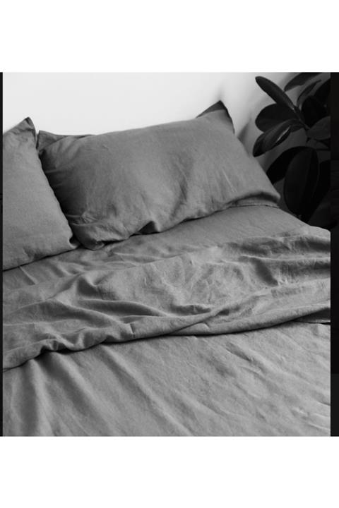 Mix And Match Home Yıkanmış Keten 2 Li Yastık Kılıfı