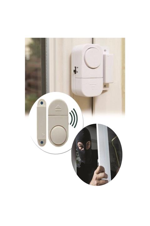 Titusshopping Pilli Kapı Pencere Mini  Yüksek Sesli Hırsız Savar Alarm