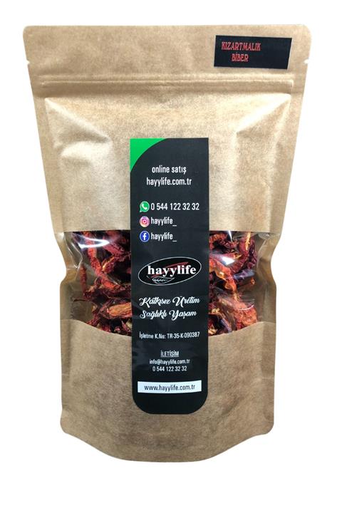 hayylife Kızartmalık Yarma Biber 100gr