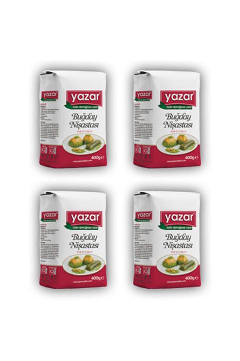YAZAR 400gr Buğday Nişastası X 4 Paket