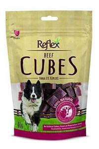 Reflex Biftek Dilim Küp Köpek Için Kurutulmuş Et Ödül Maması 80 Gr