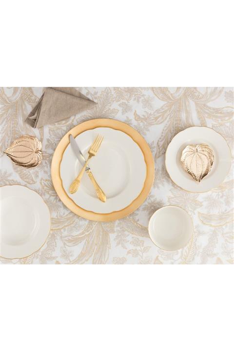 Madame Coco Fleur New Bone China 2 Kişilik 8 Parça Yemek Takımı - Altın
