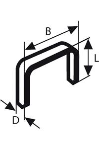 Bosch Zımba Teli Tip 53 11,4*0,74*8 Mm