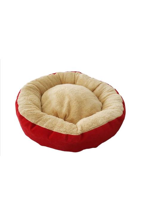 PETSNOW Kedi Yuvarlak Simit Yatak Modeli 55*55
