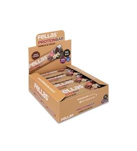 Fellas Protein Bar - Vanilyalı ve Kakaolu 32 gr x 12 Adet