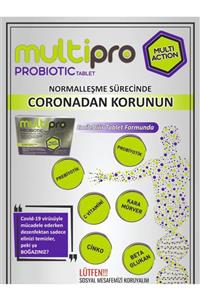 Multipro Probiyotik 12 Emilebilir Tablet Probiyotik&prebiyotik&karamürver&çinko&cvitamini&betaglukan