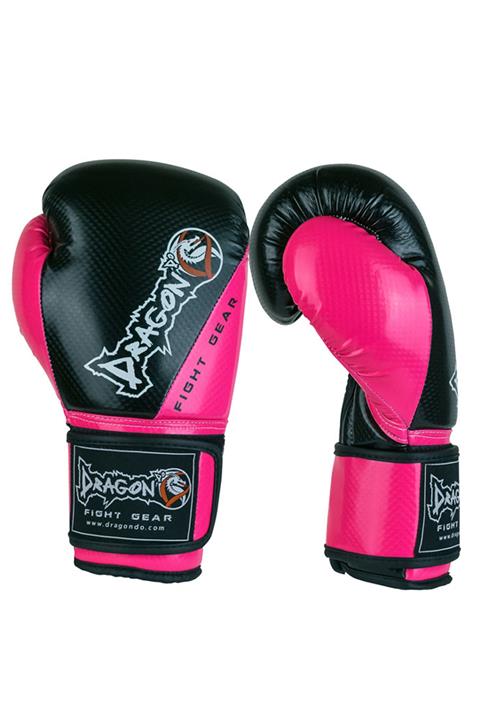 Dragon Carbon 5 Pembe-siyah Boks Eldiveni