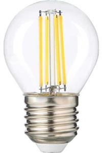 Heka G45 Filament Edison Tip Rustik E-27 Şeffaf Cam 6 W Led Ampul - Günışığı Erd-42