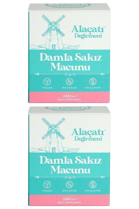 Alaçatı Değirmeni Damla Sakızı Macunu 2 X 240 gr 2'li Set