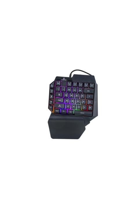 TKZ Lunatic Kb-l24 Rgb Mekanik Hisli Mini Gaming Oyuncu Klavyesi