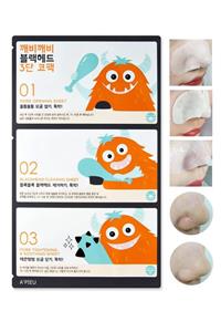 Missha Siyah Noktalar İçin 3 Aşamalı Burun Bandı APIEU Goblin Blackhead 3-Step Nose Pack