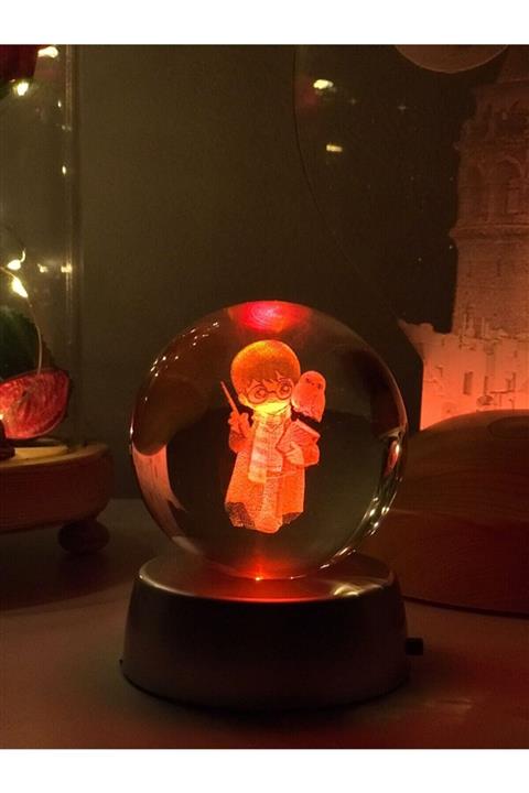 SARI STORE Harry Potter Baykuşlu Işıklı Cam Küre