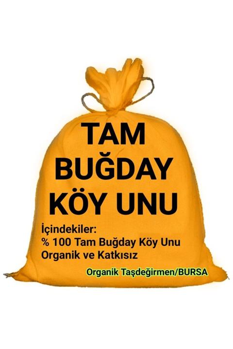 Organik Taşdeğirmen 25 Kg Tam Buğday Unu Şahman Kırmızı Köy Unu