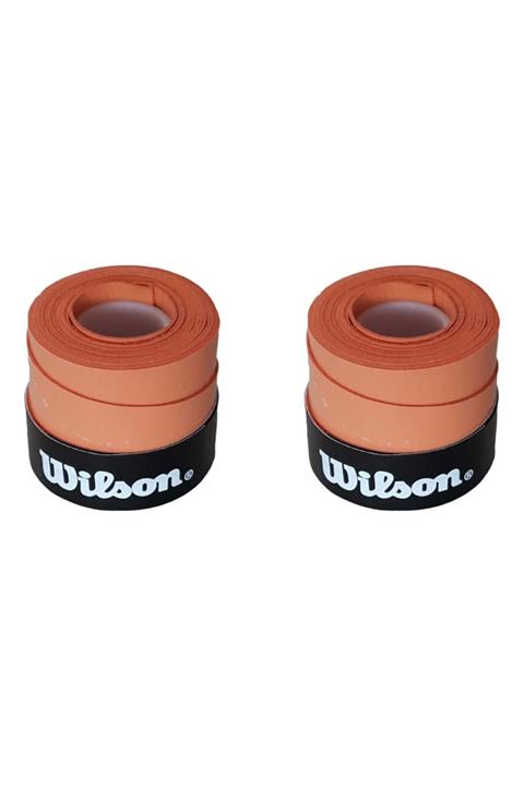 Wilson Comfort Bowl O'grips 2 Adet Grip, Tenis Raketi Gribi Kiremit Renkli