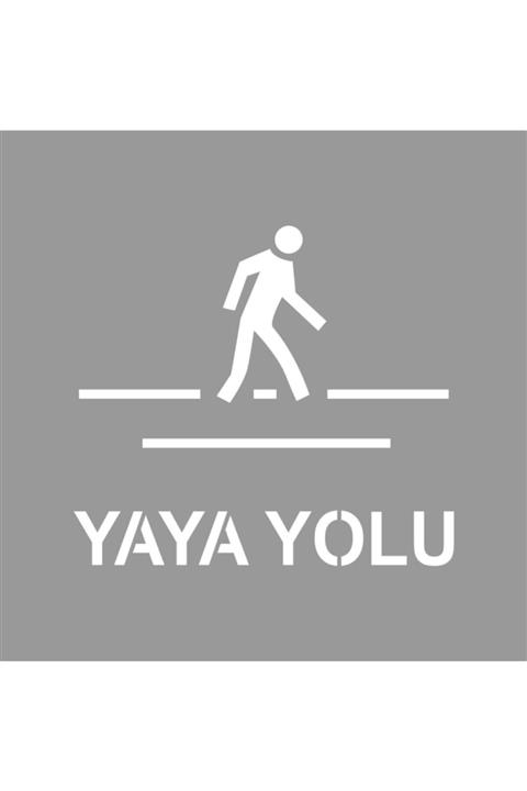 ELECTRONİC CHEAP Yaya Yolu Boyama Şablonu Alüminyum 100x100cm,yaya Yolu Alüminyum Boyama Şablonu 100x100cm