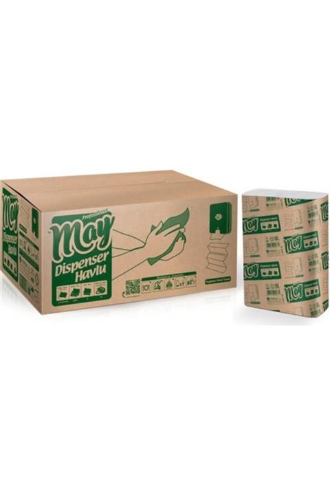 May Professional Dispenser 200x12 Z Katlı Havlu
