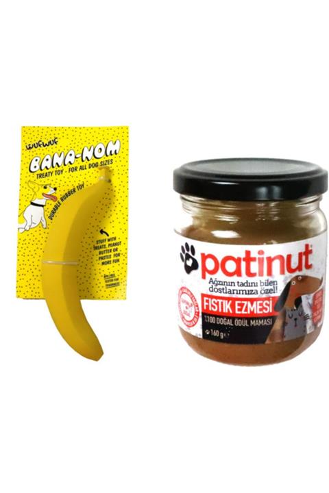 Wufwuf Banana - Kauçuk Muz Oyuncak Ve Fıstık Ezmesi