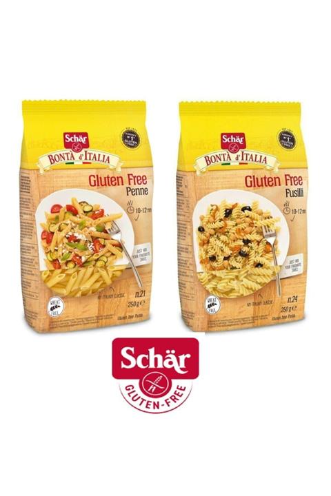 Schar Glutensiz Makarna Seti Penne Ve Fisulli 250 G 2'li