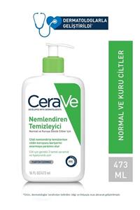 CeraVe Nemlendiren Temizleyici Seramid&Hyalüronik Asit Kuru & Normal Ciltler Yüz Vücut 473ml 3337875597333