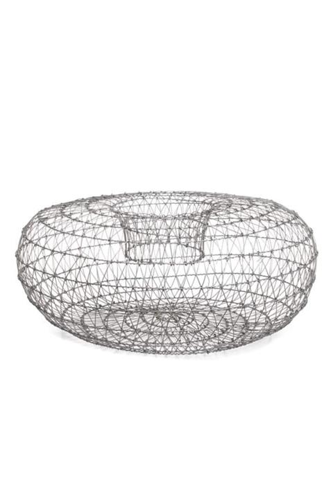 NASİP AV Çapraz Örgü Galvaniz Balık Yakalama Sepeti