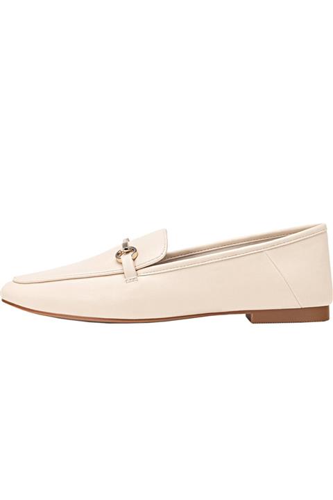 Stradivarius Toka Detaylı Yumuşak Ekru Makosen