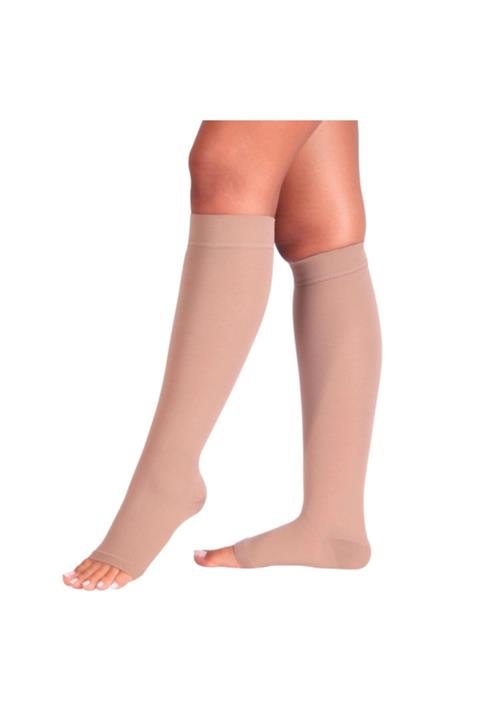 Bravery Varis Çorabı Diz Altı Burnu Açık