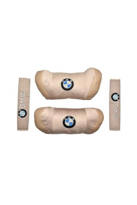 trendgaraj Bmw Bej Boyun Yastık Seti