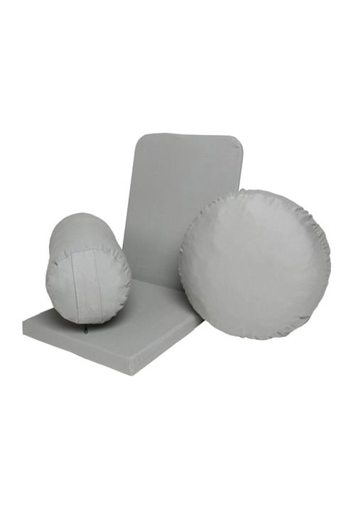 REMEGE Meditasyon Sandalyesi Backjack + Bolster Minderi + Meditasyon Minderi Üçlü Set