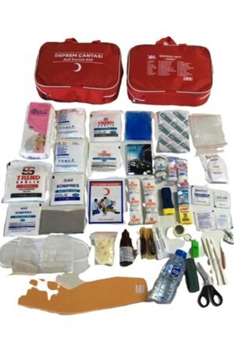 Eagle Deprem Çantası Acil Durum Ilk Yardım Kiti ( 33 Parça