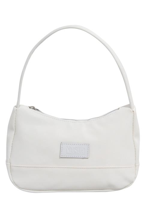 Nusta Kadın Beyaz Son Moda Şık Baget Kısa Omuz Çanta