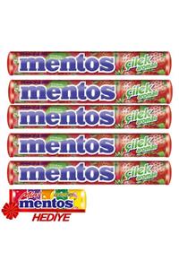 Mentos Stick Şeker Çilek '' 5 Adet '' ( Mini Hediyeli)