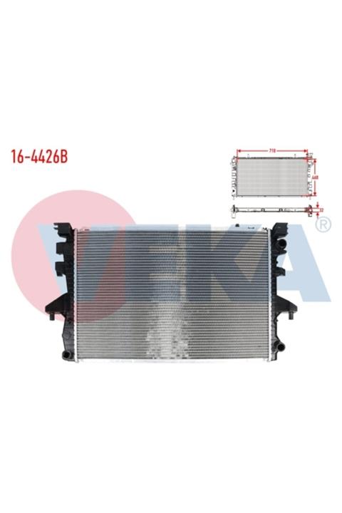 ÖZGÜÇYEDEK Su Radyatoru Brazıng Volkswagen Transporter V (7ha,7hh,7ea,7eh) 2.5 Tdı A-t/m-t