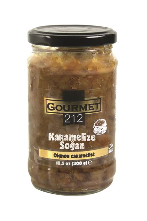 Gurme212 Karamelize Soğan, Cam Kavanoz (1 Adet X 320cc)