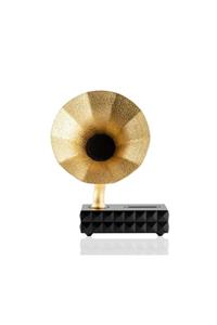 Acoustibox Hoparlör Metallic Solid Gold Gramafon