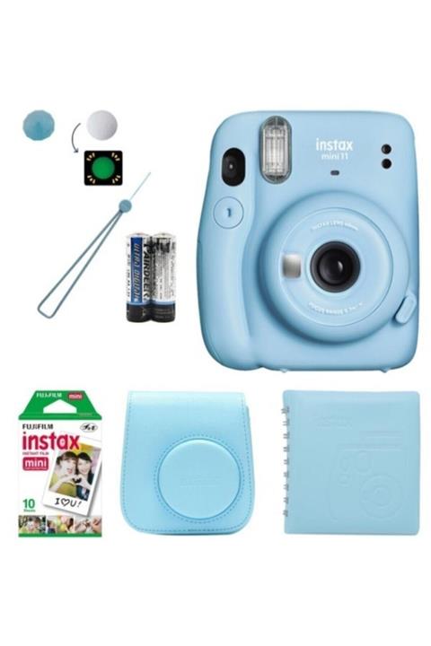 Fujifilm Instax Mini 11 Hediye Seti Mavi