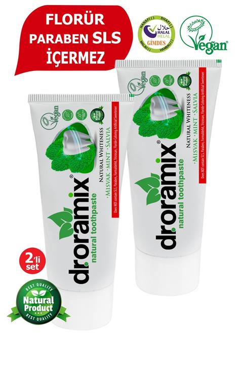 Dr. Oramix Florürsüz Misvak Nane 75ml X2'li Set
