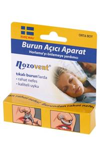 Nozovent Horlama Ve Rahat Nefes Için Isveç Malı Burun Açıcı Aparat Orta Boy
